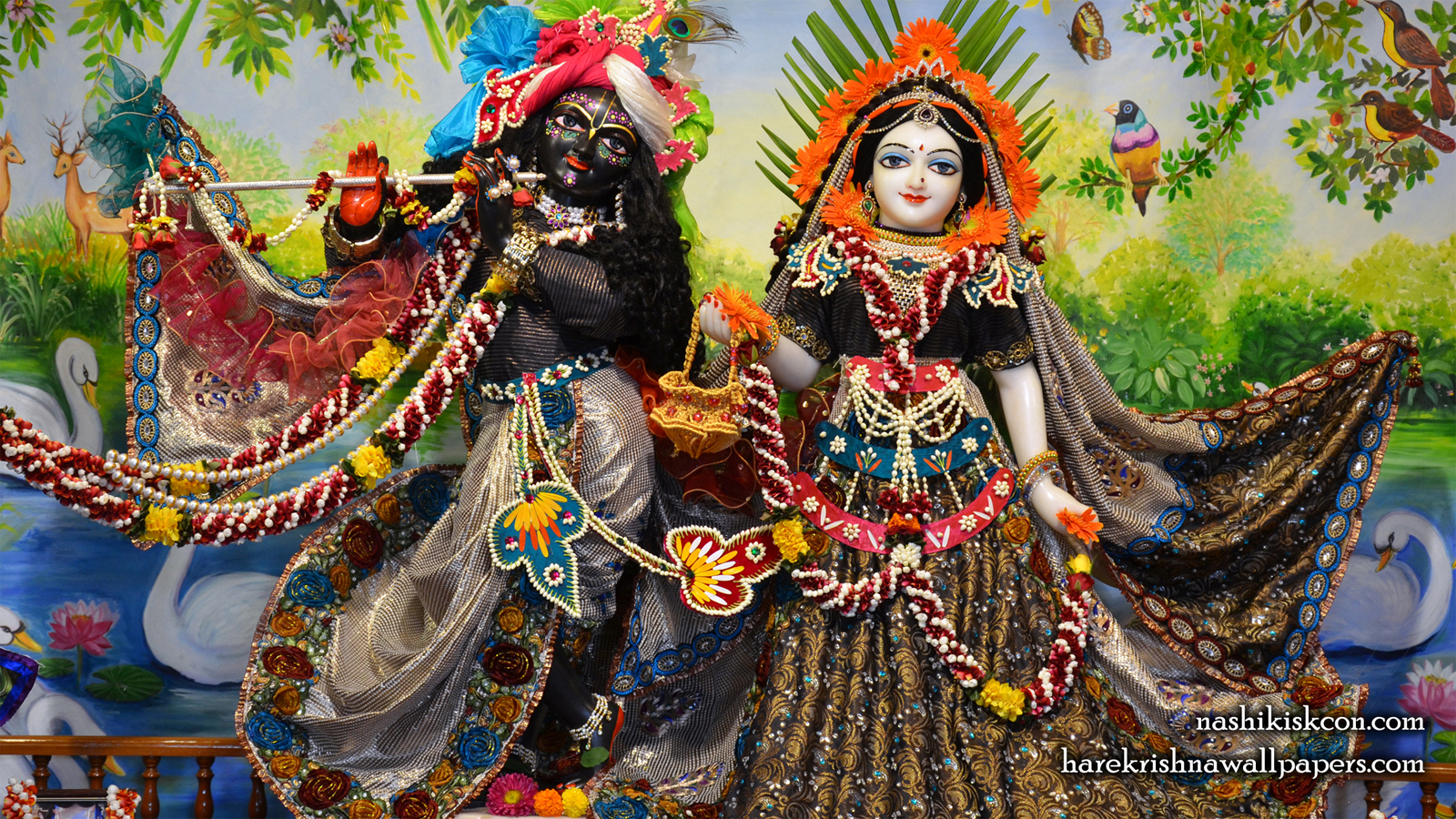 Sri Sri Radha Madan Gopal Wallpaper (005) Size 1600x900 Download