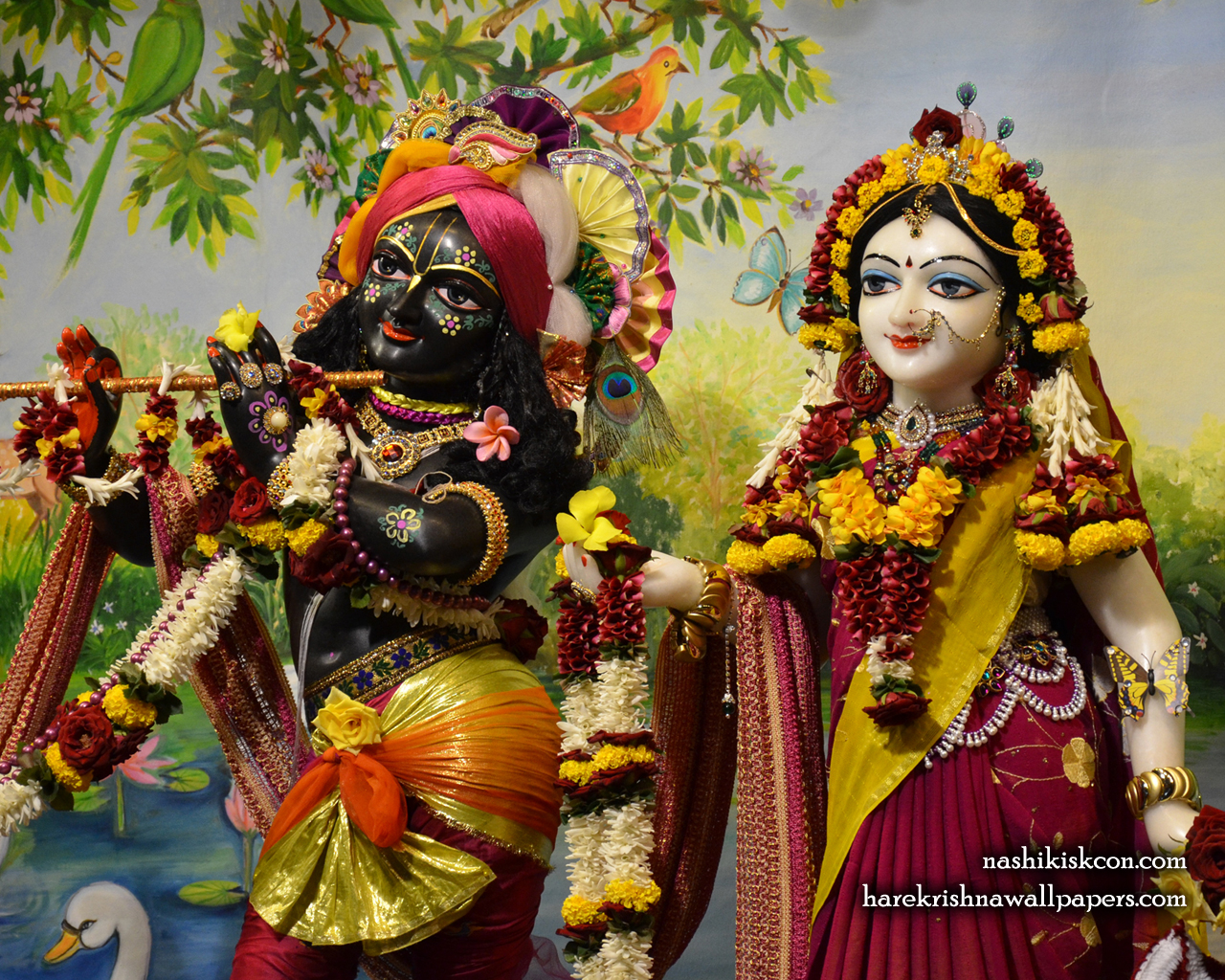 Sri Sri Radha Madan Gopal Close up Wallpaper (005) Size 1280x1024 Download