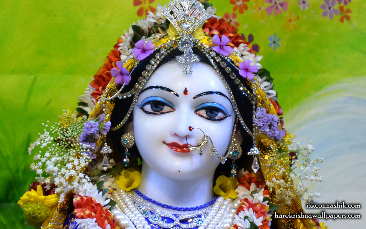 Sri Radha Close up Wallpaper (006) Size 1280x800 Download