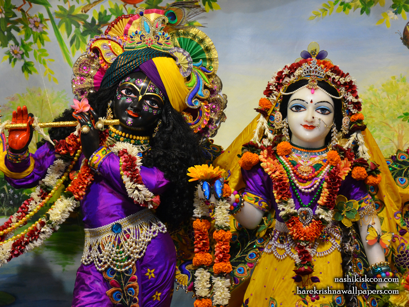 Sri Sri Radha Madan Gopal Close up Wallpaper (007) Size 1400x1050 Download