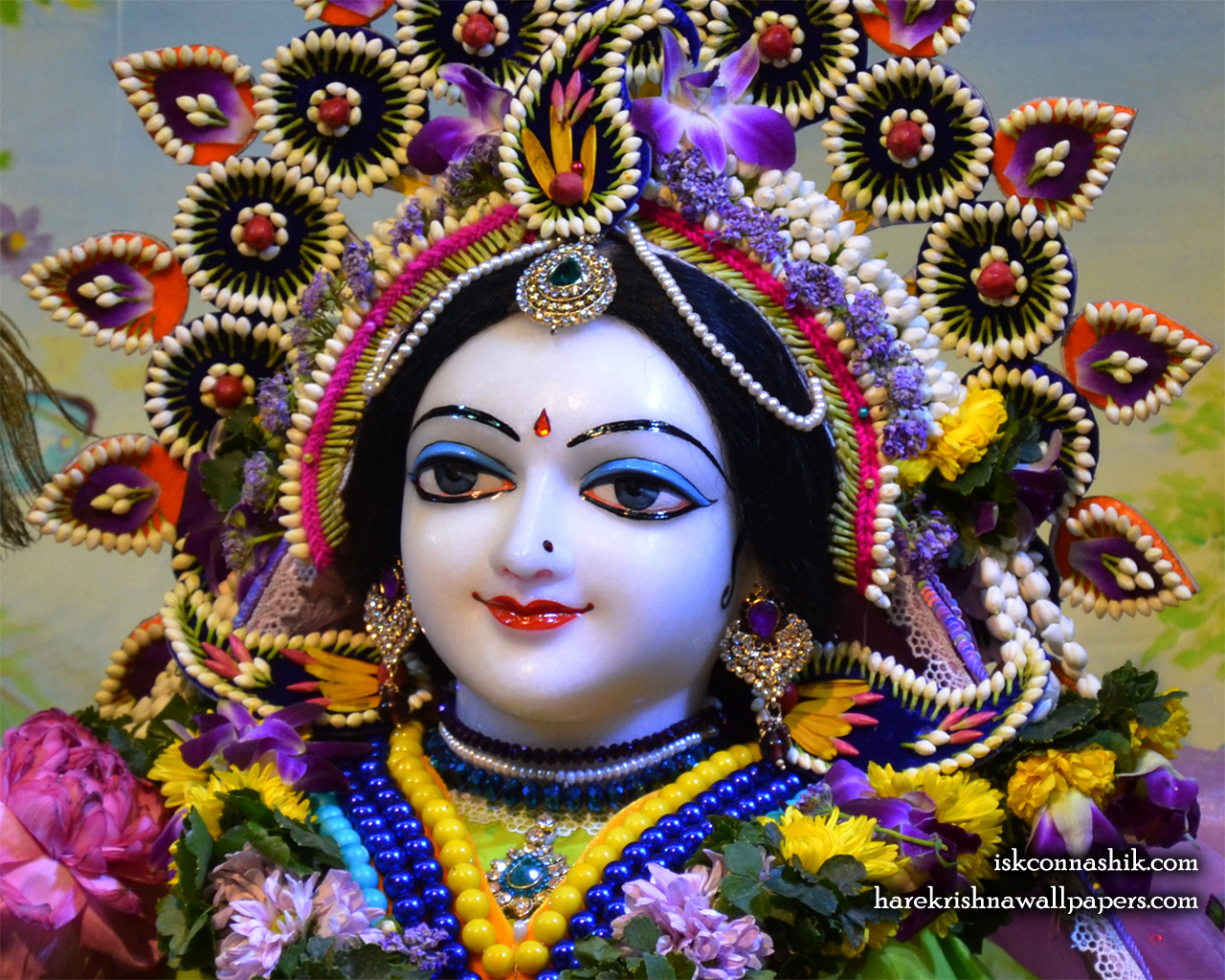 Sri Radha Close up Wallpaper (008) Size 1280x1024 Download