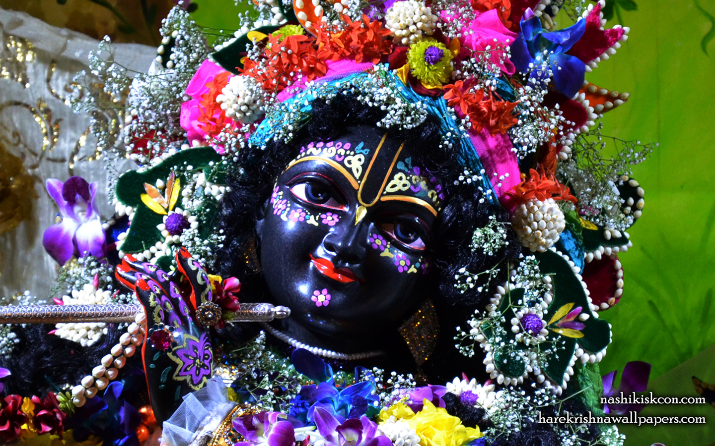 Sri Madan Gopal Close up Wallpaper (010) Size 1440x900 Download