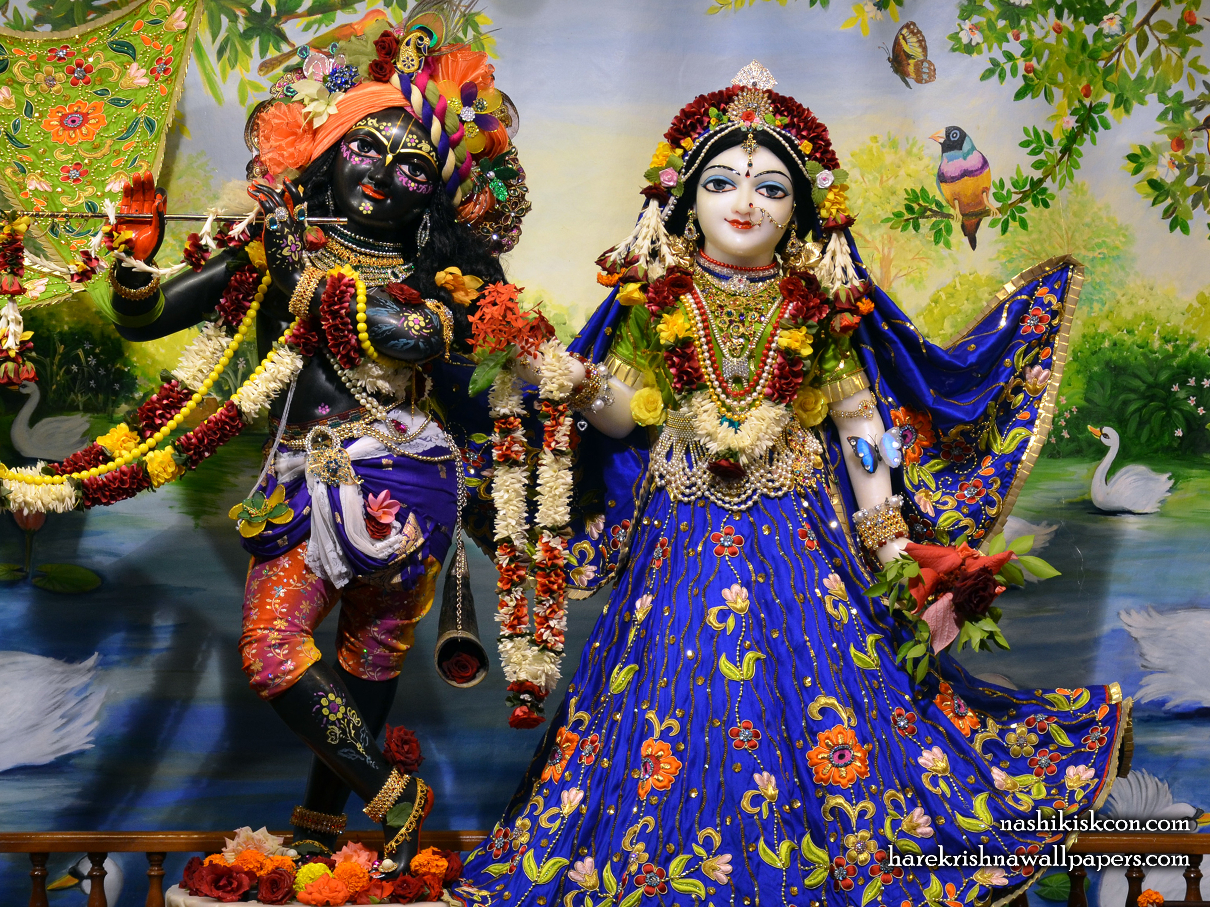 Sri Sri Radha Madan Gopal Wallpaper (010) Size 2400x1800 Download