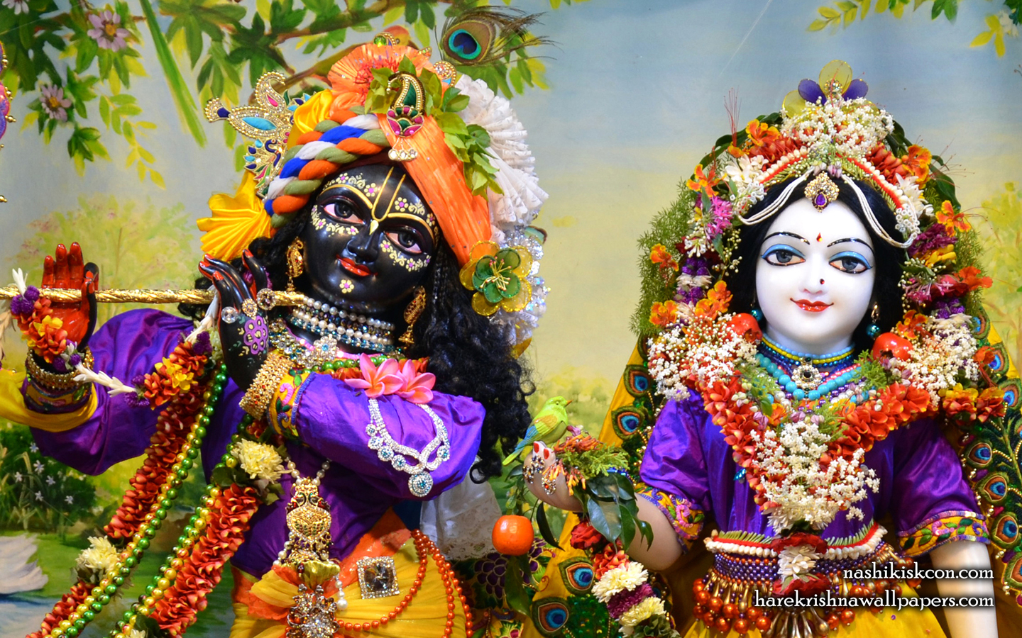 Sri Sri Radha Madan Gopal Close up Wallpaper (010) Size 1440x900 Download
