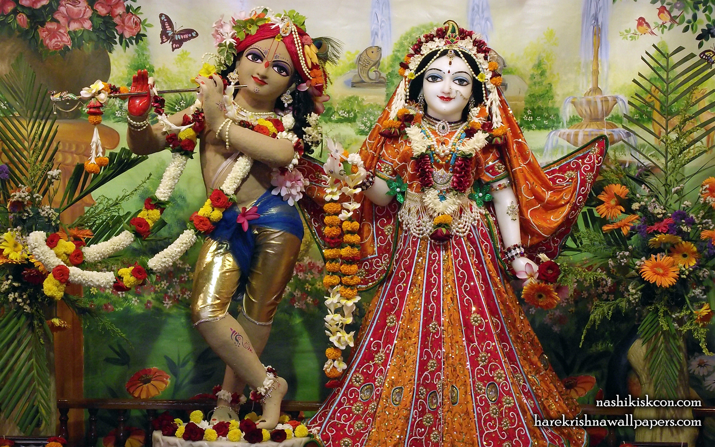 Sri Sri Radha Madan Gopal Wallpaper (011) Size 1440x900 Download