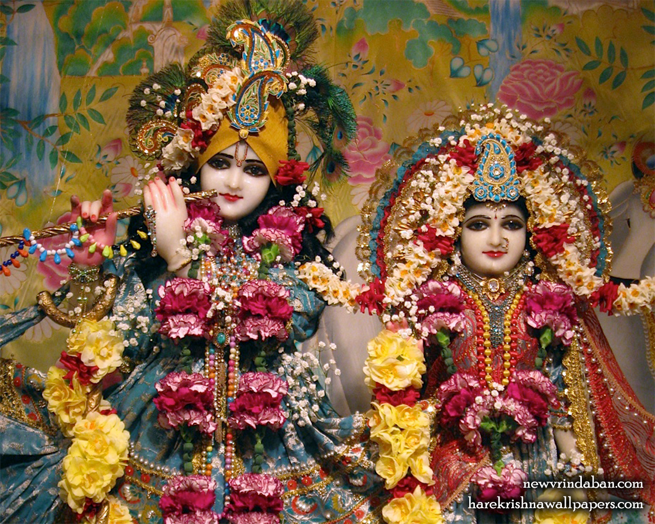 Sri Sri Radha Vrindavana Chandra Close up Wallpaper (002) Size 1280x1024 Download