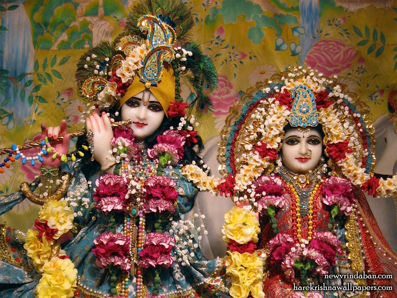 Sri Sri Radha Vrindavana Chandra Close up Wallpaper (002) Size 1280x960 Download