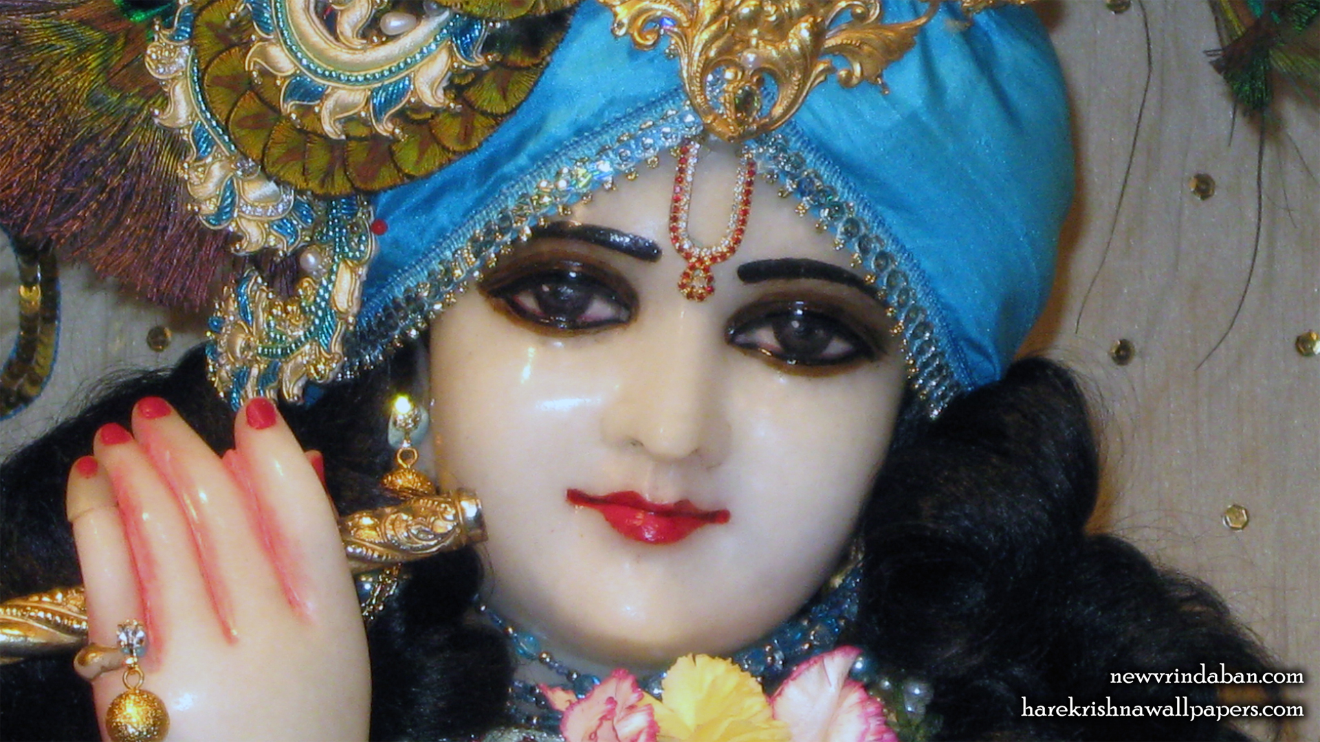 Sri Vrindavana Chandra Close up Wallpaper (003) Size 1920x1080 Download