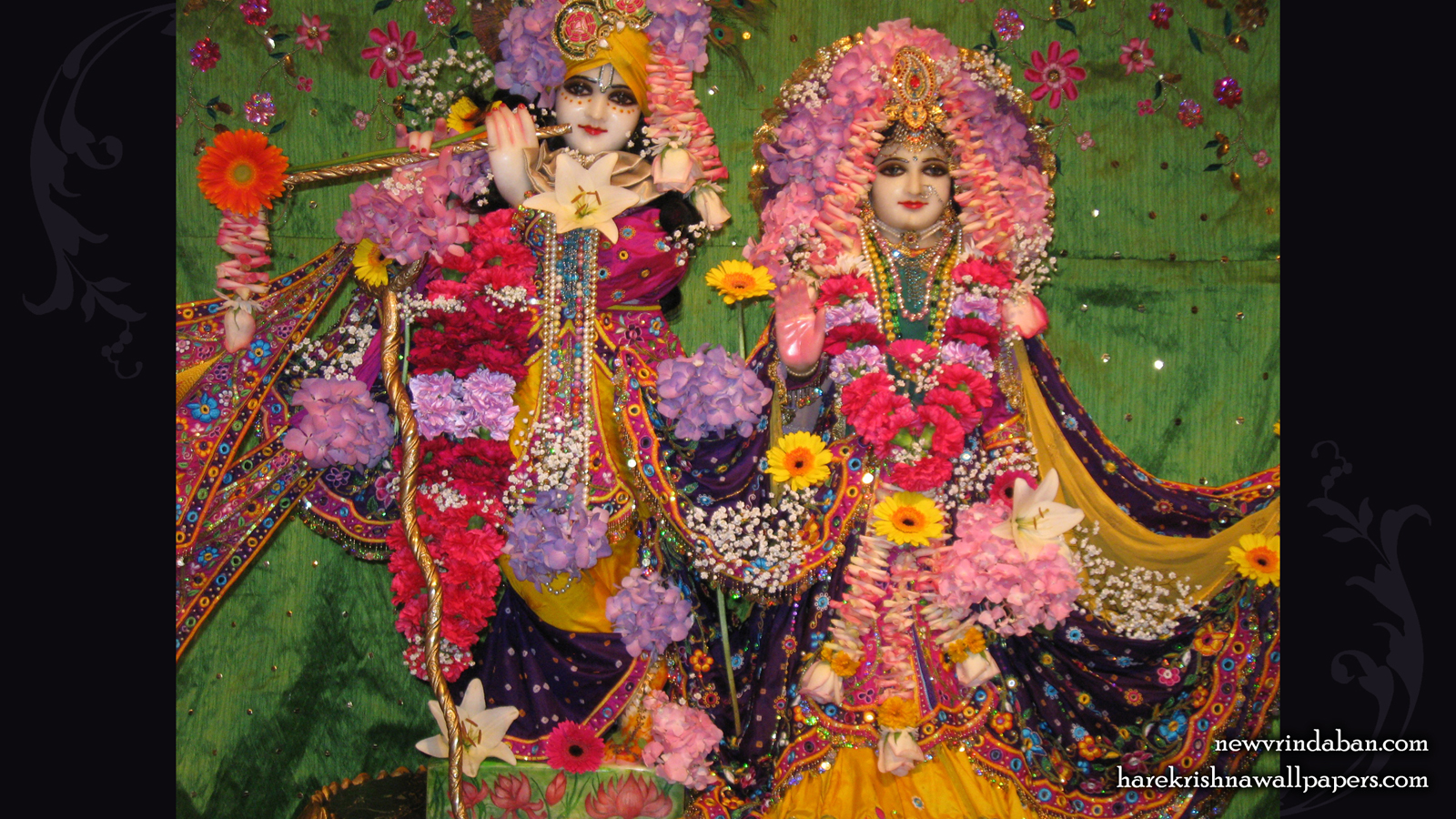 Sri Sri Radha Vrindavana Chandra Wallpaper (004) Size 1600x900 Download