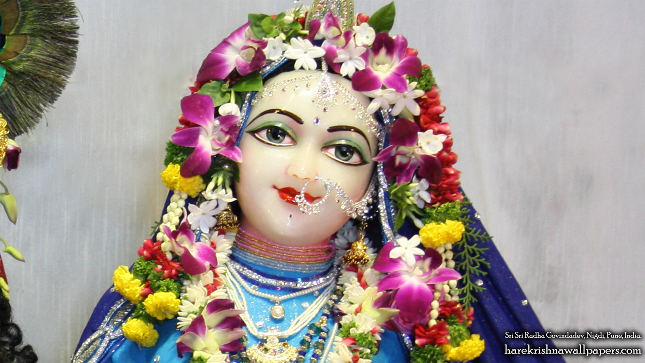 Sri Radha Close up Wallpaper (007) Size 1280x720 Download