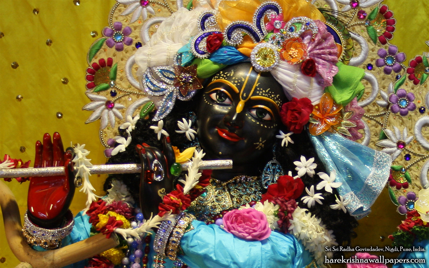 Sri Govind Close up Wallpaper (010) Size 1440x900 Download
