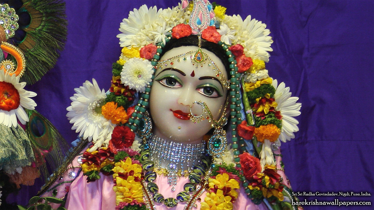 Sri Radha Close up Wallpaper (011) Size 1280x720 Download