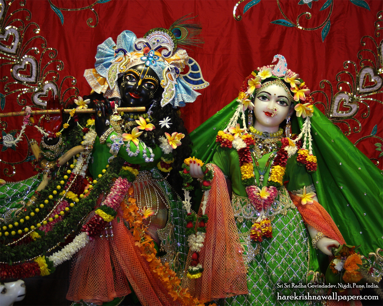 Sri Sri Radha Govind Close up Wallpaper (011) Size 1280x1024 Download