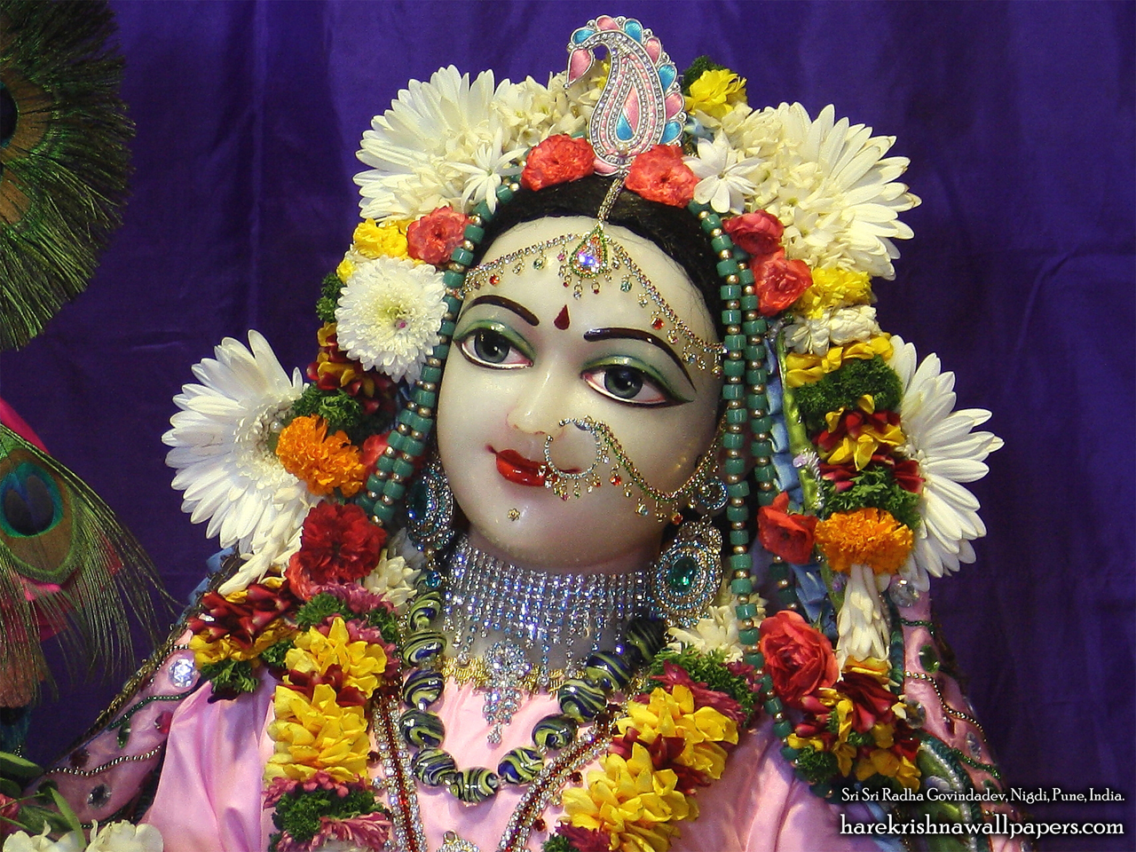 Sri Radha Close up Wallpaper (013) Size 1280x960 Download