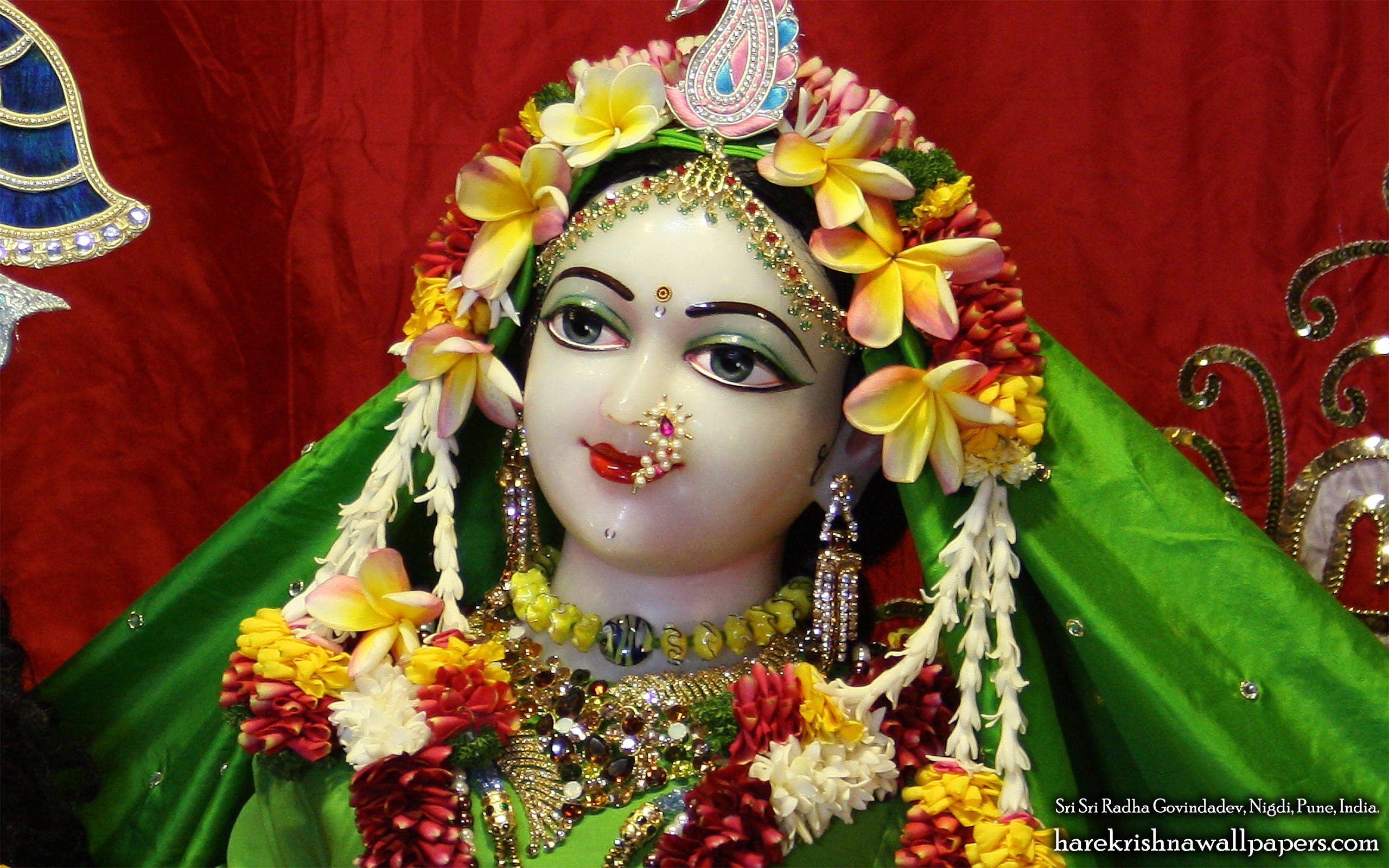 Sri Radha Close up Wallpaper (014) Size 2560x1600 Download