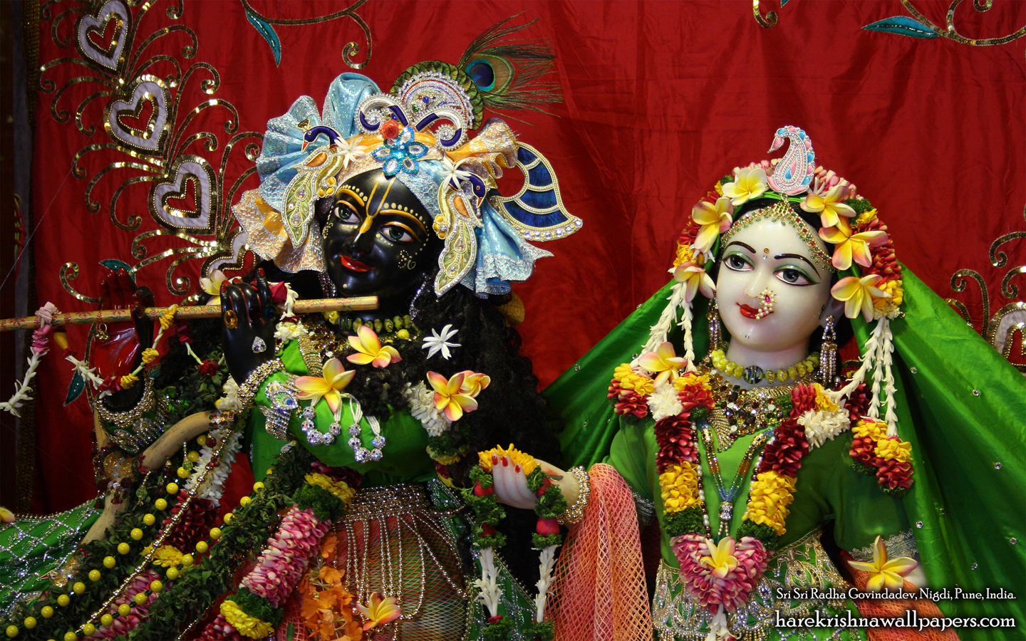 Sri Sri Radha Govind Close up Wallpaper (014) Size 1440x900 Download