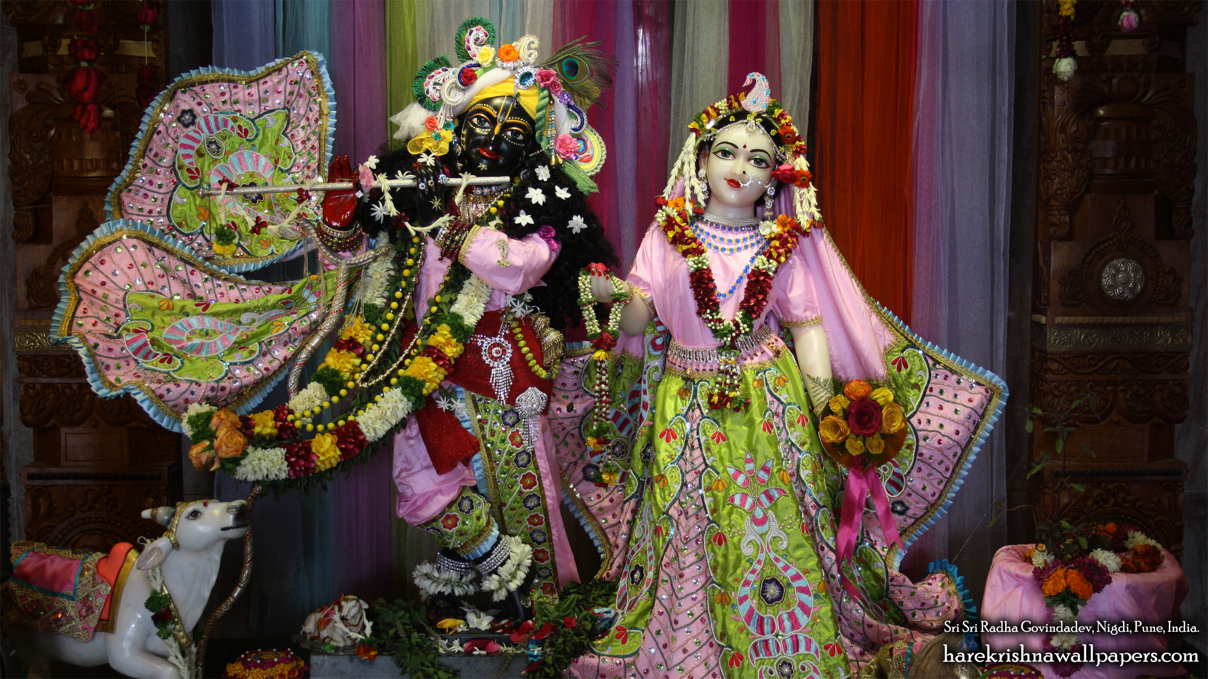 Sri Sri Radha Govind Wallpaper (038) Size 2400x1350 Download