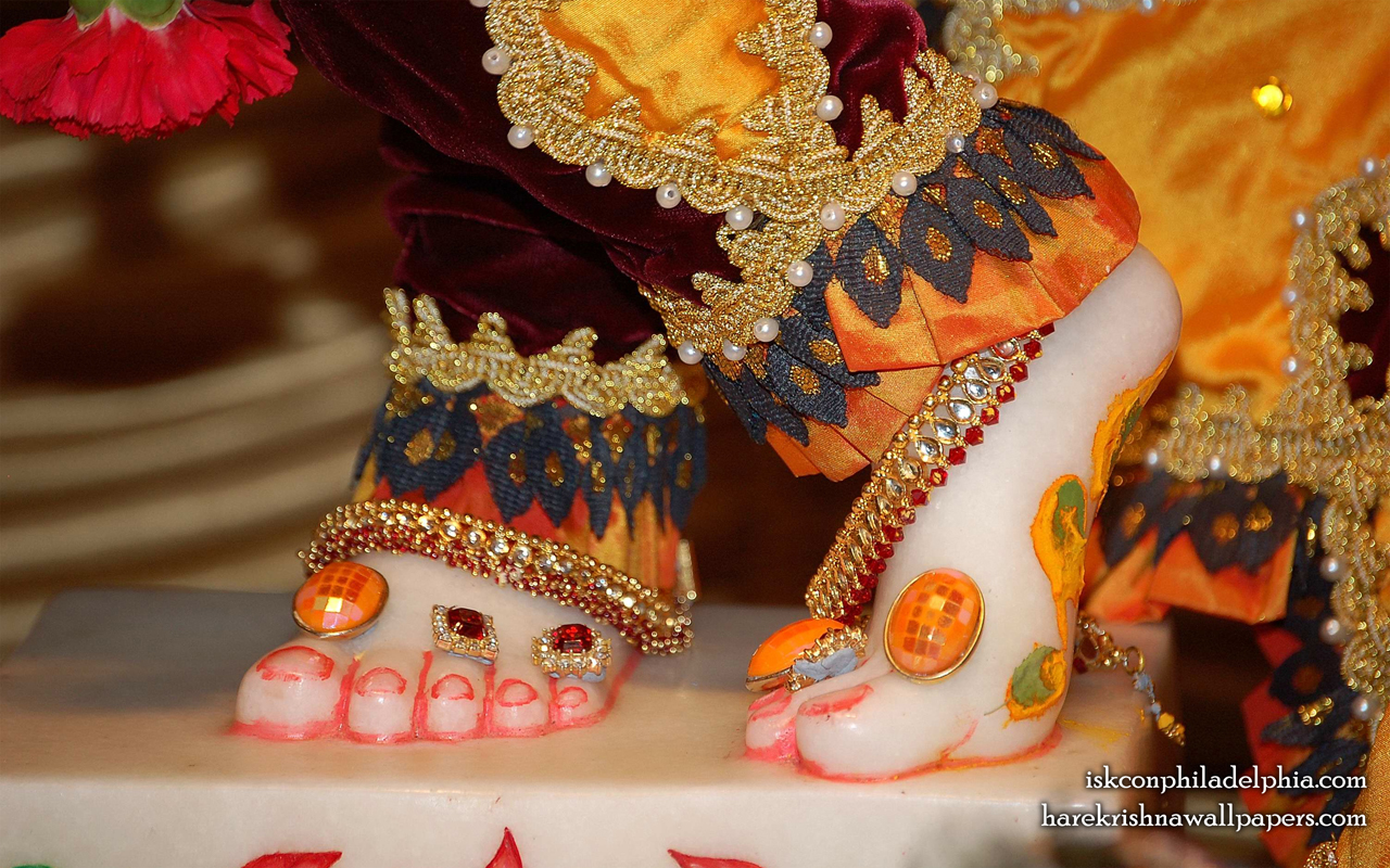 Sri Krishna Feet Wallpaper (001) Size 1280x800 Download