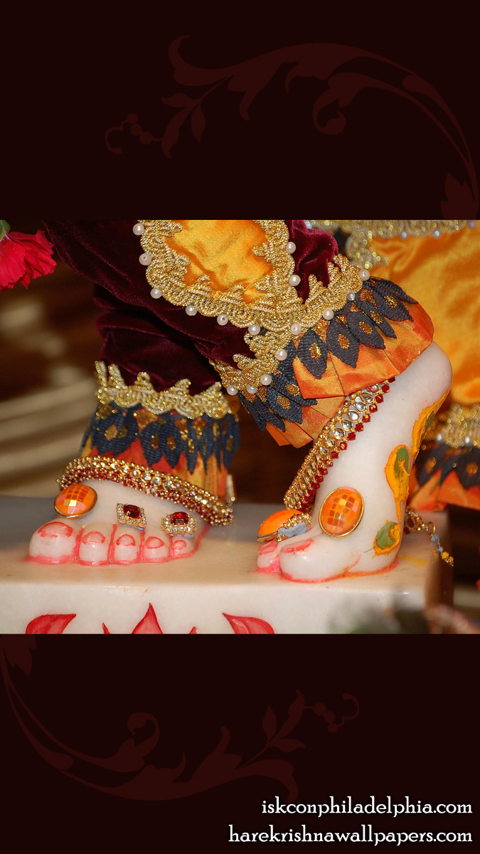 Sri Krishna Feet Wallpaper (001) Size 675x1200 Download