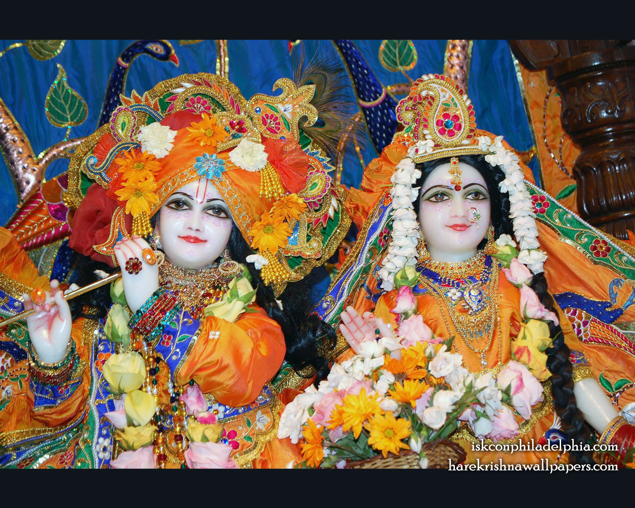 Sri Sri Radha Krishna Close up Wallpaper (001) Size 1280x1024 Download