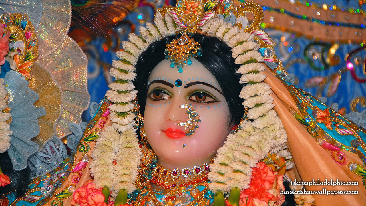 Sri Radha Close up Wallpaper (002) Size 1280x720 Download