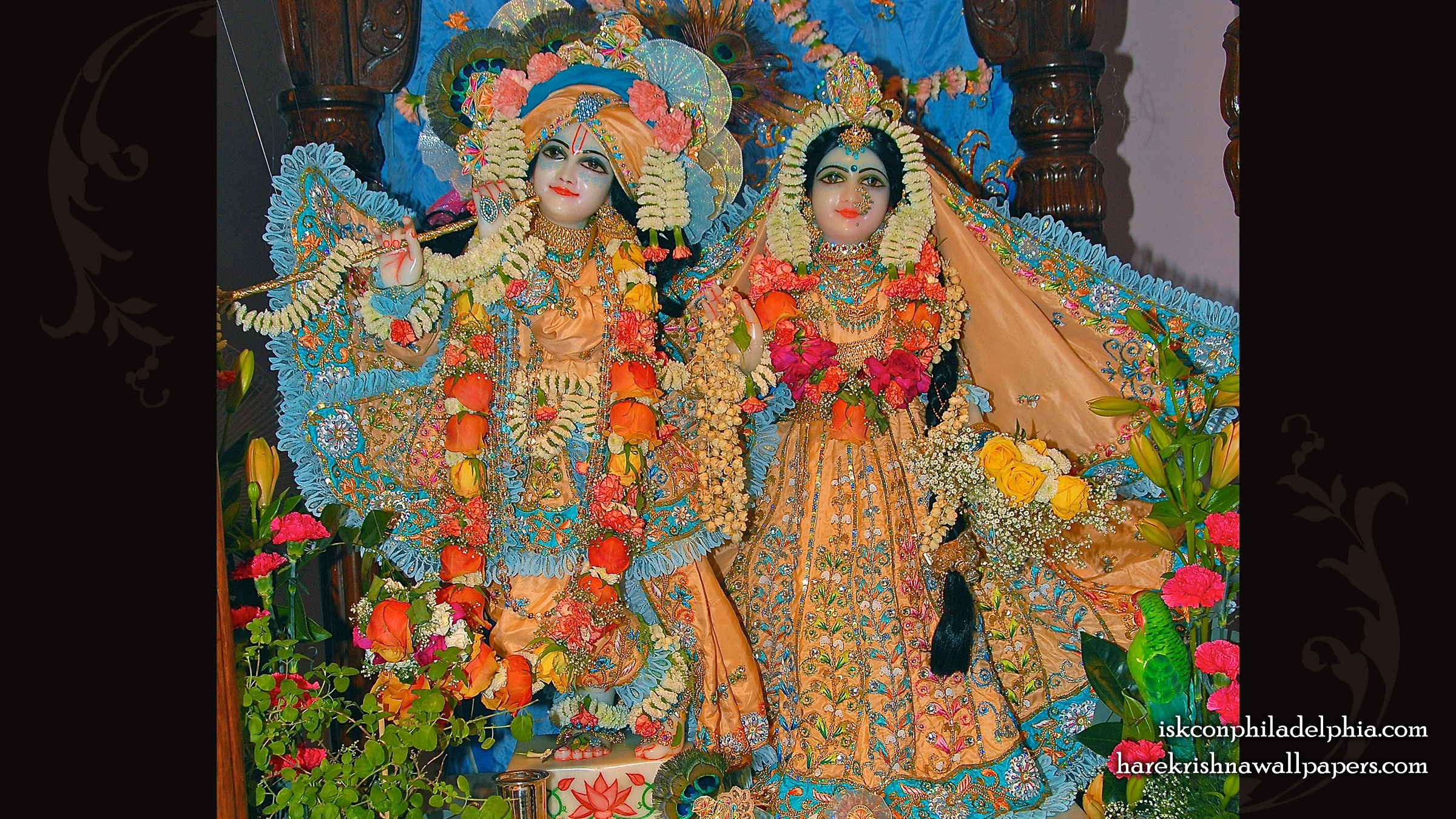 Sri Sri Radha Krishna Wallpaper (002) Size 2400x1350 Download