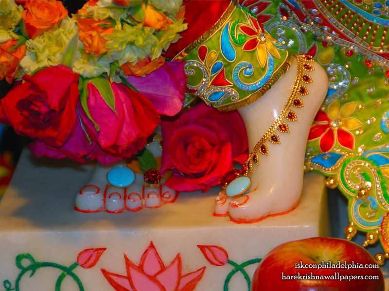Sri Krishna Feet Wallpaper (004)