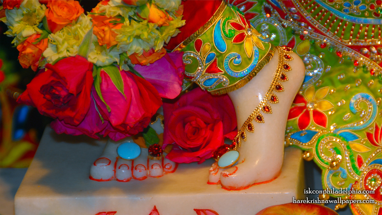 Sri Krishna Feet Wallpaper (004) Size 1280x720 Download