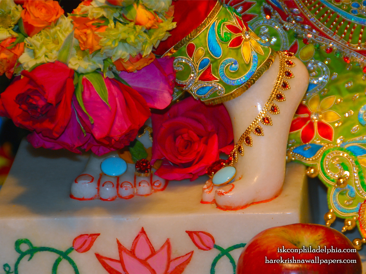 Sri Krishna Feet Wallpaper (004) Size 1280x960 Download