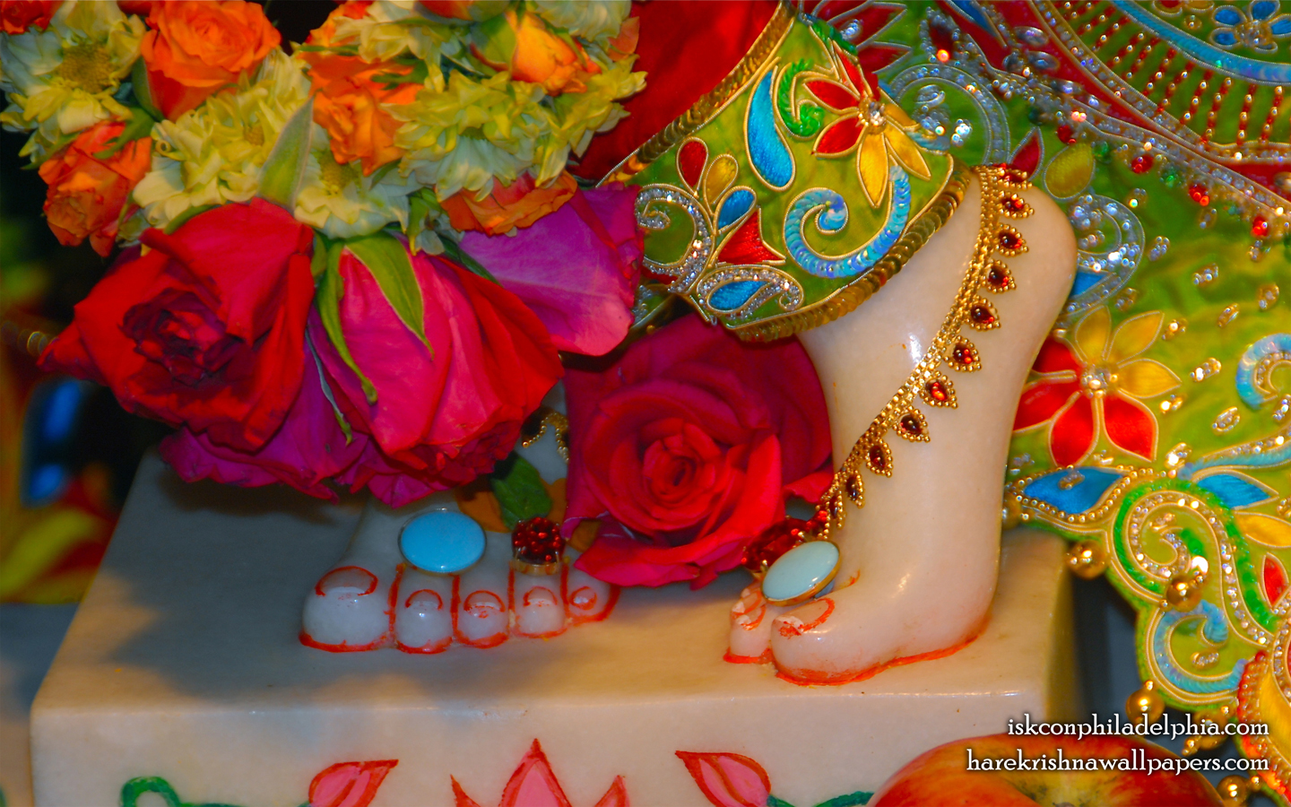 Sri Krishna Feet Wallpaper (004) Size 1440x900 Download