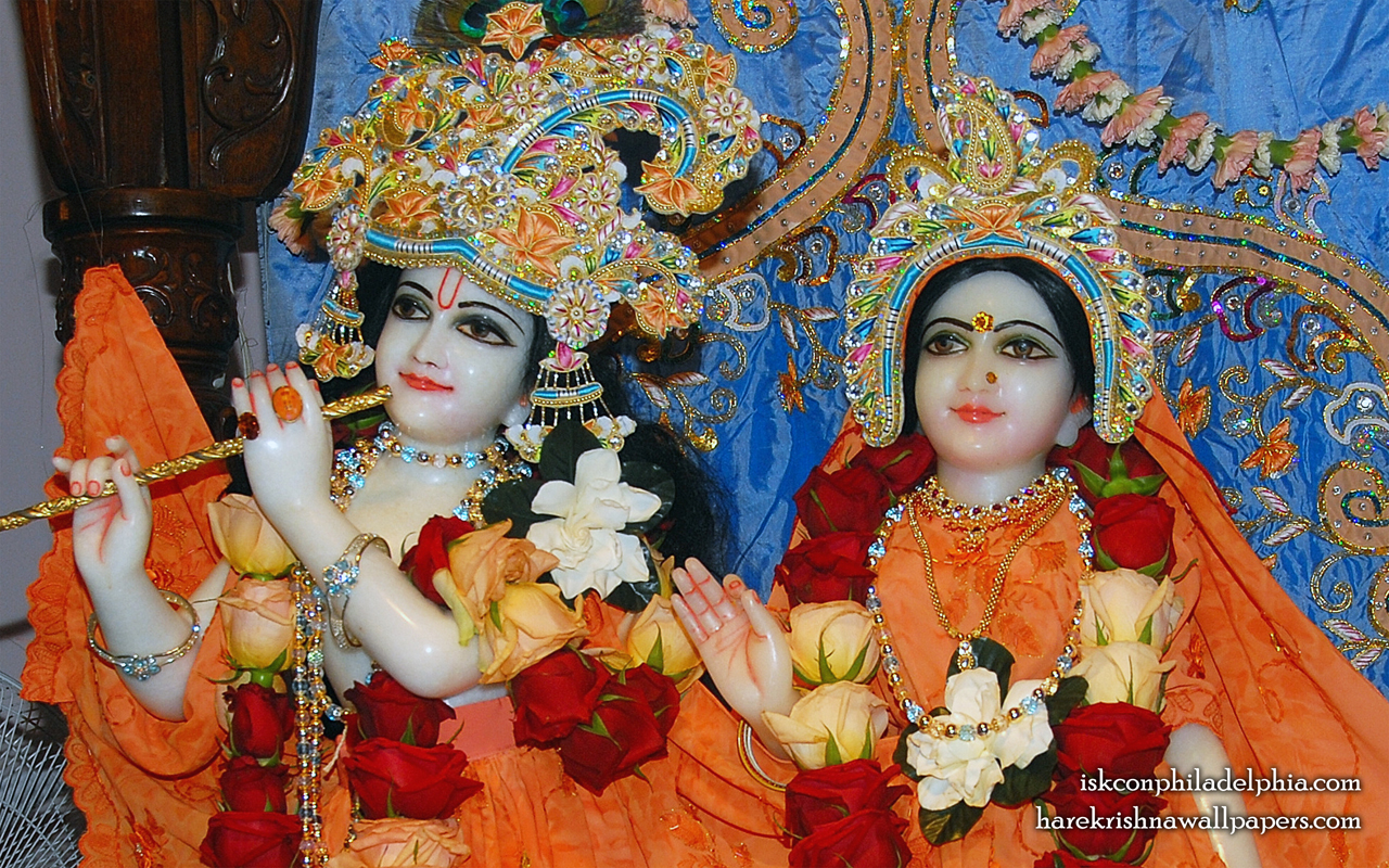 Sri Sri Radha Krishna Close up Wallpaper (004) Size 1280x800 Download