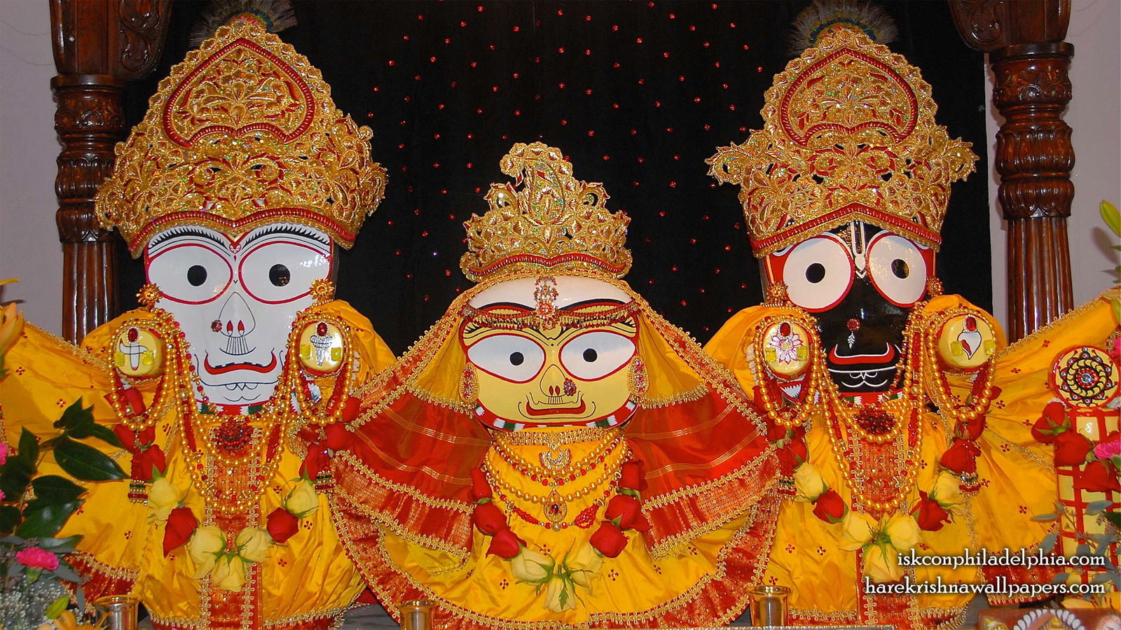 Jagannath Baladeva Subhadra Wallpaper (005) Size 1600x900 Download