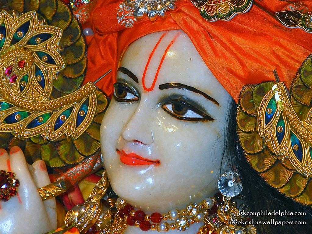 Sri Krishna Close up Wallpaper (005) Size 1024x768 Download