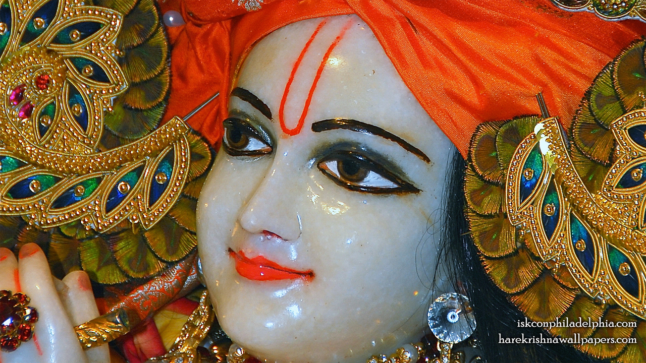 Sri Krishna Close up Wallpaper (005) Size 1280x720 Download