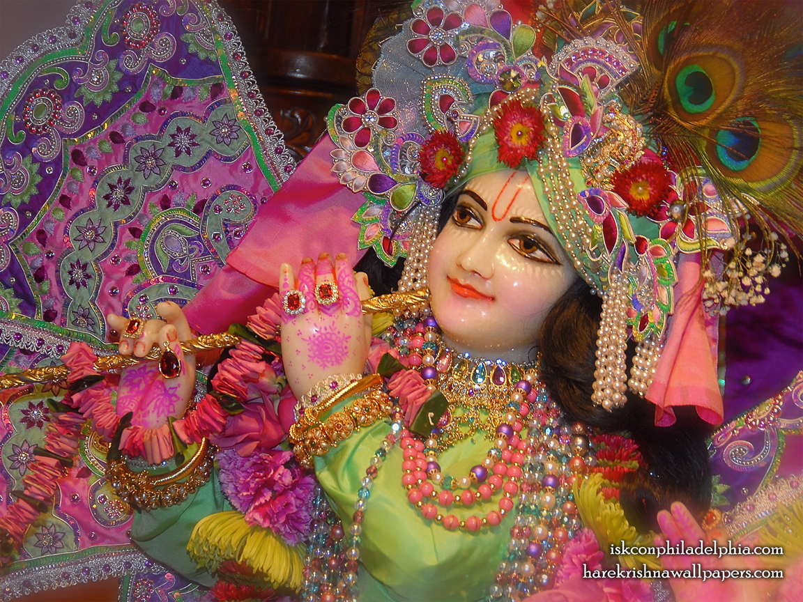 Sri Krishna Close up Wallpaper (006) Size 1152x864 Download