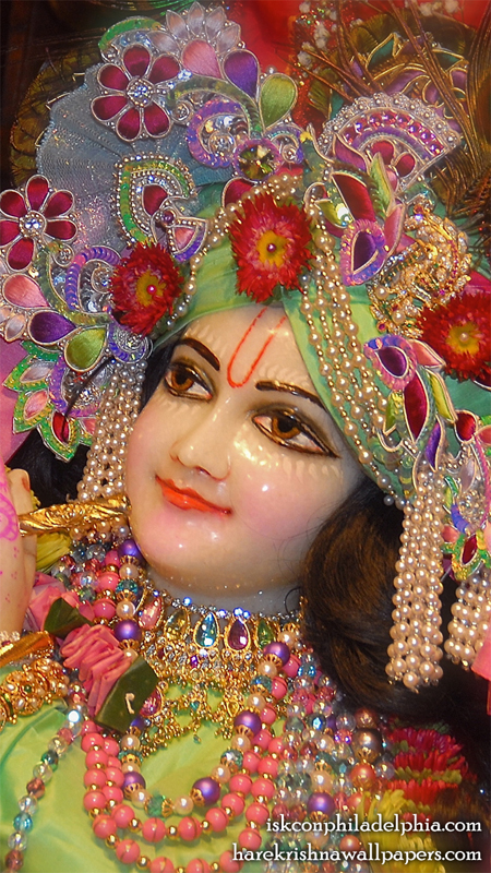 Sri Krishna Close up Wallpaper (006) Size 450x800 Download