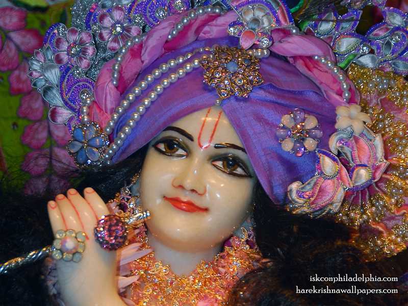 Sri Krishna Close up Wallpaper (007)