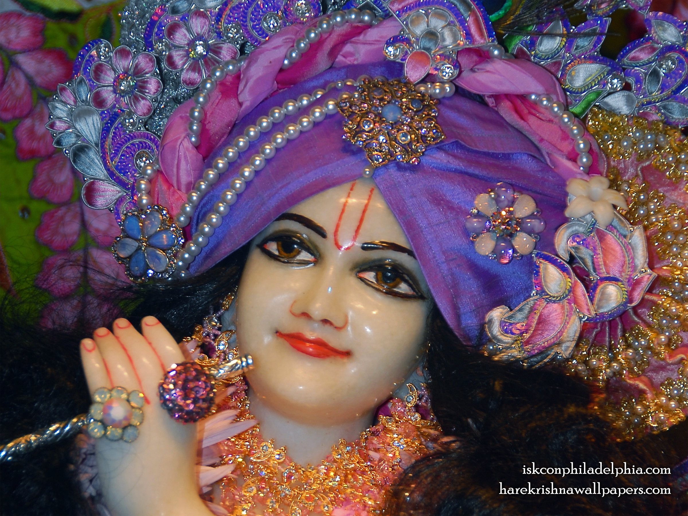 Sri Krishna Close up Wallpaper (007) Size 2400x1800 Download