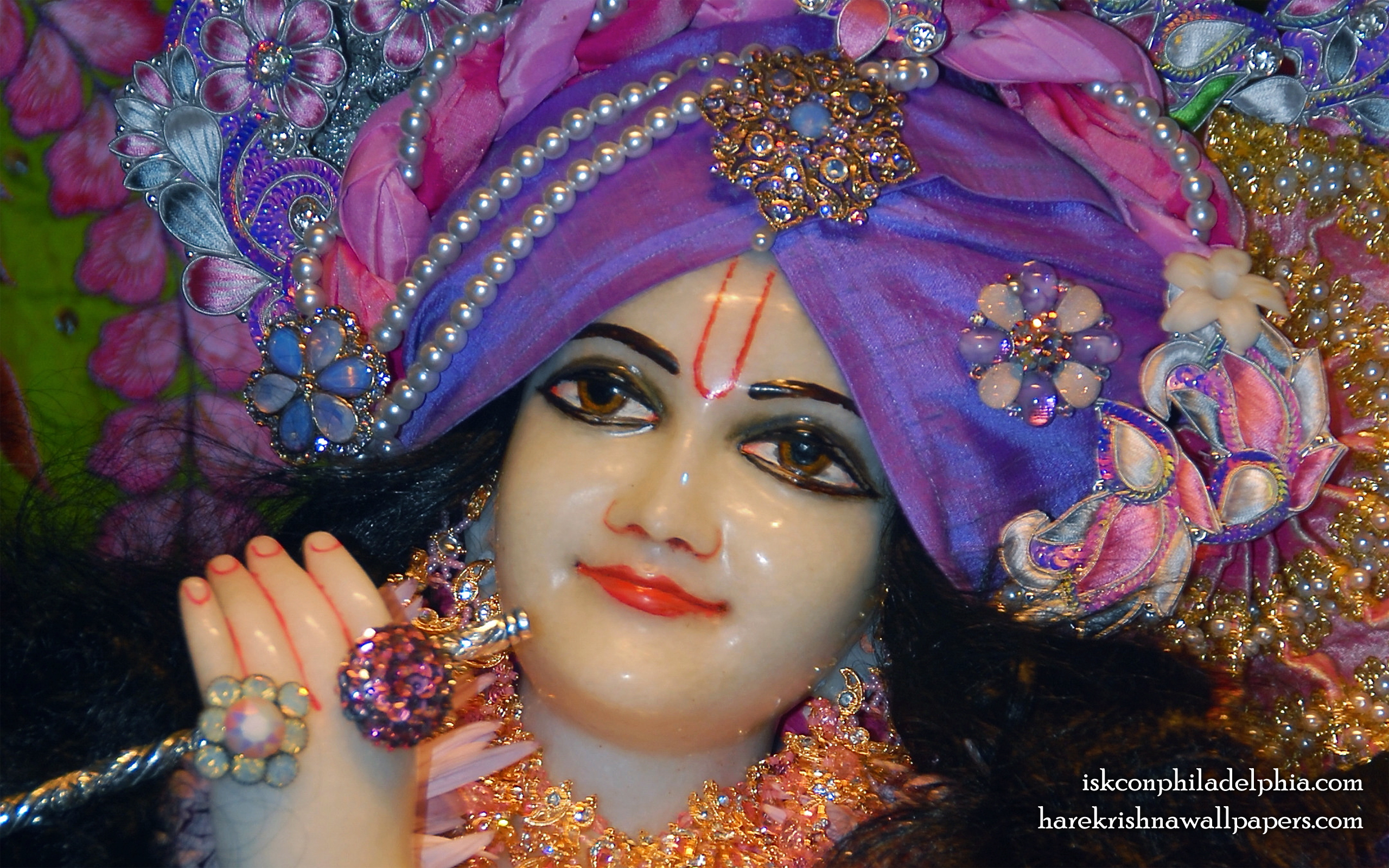 Sri Krishna Close up Wallpaper (007) Size 2560x1600 Download