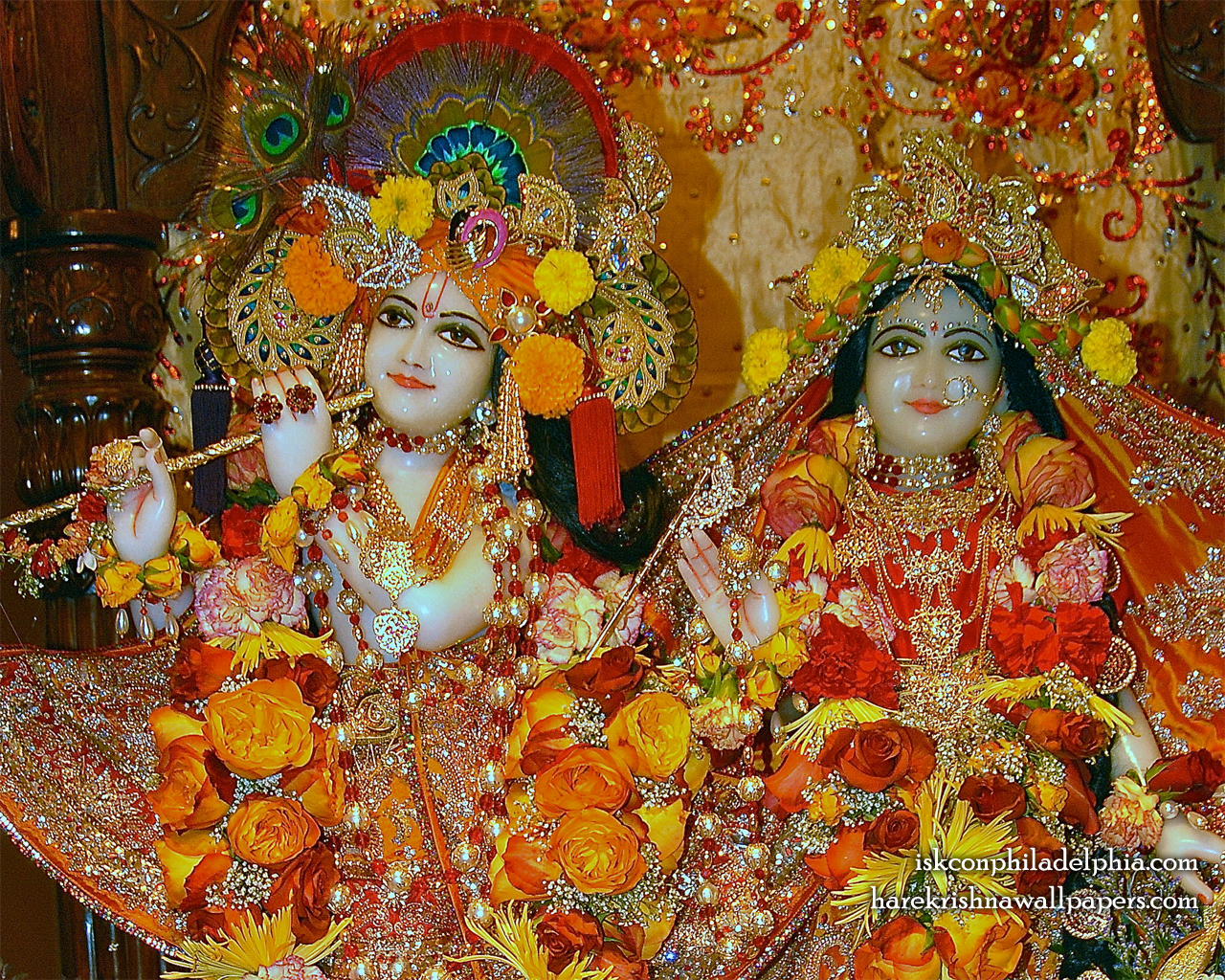 Sri Sri Radha Krishna Close up Wallpaper (007) Size 1280x1024 Download