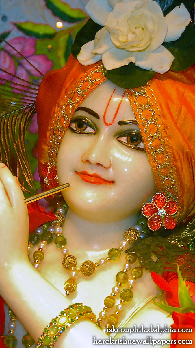 Sri Krishna Close up Wallpaper (008) Size 675x1200 Download