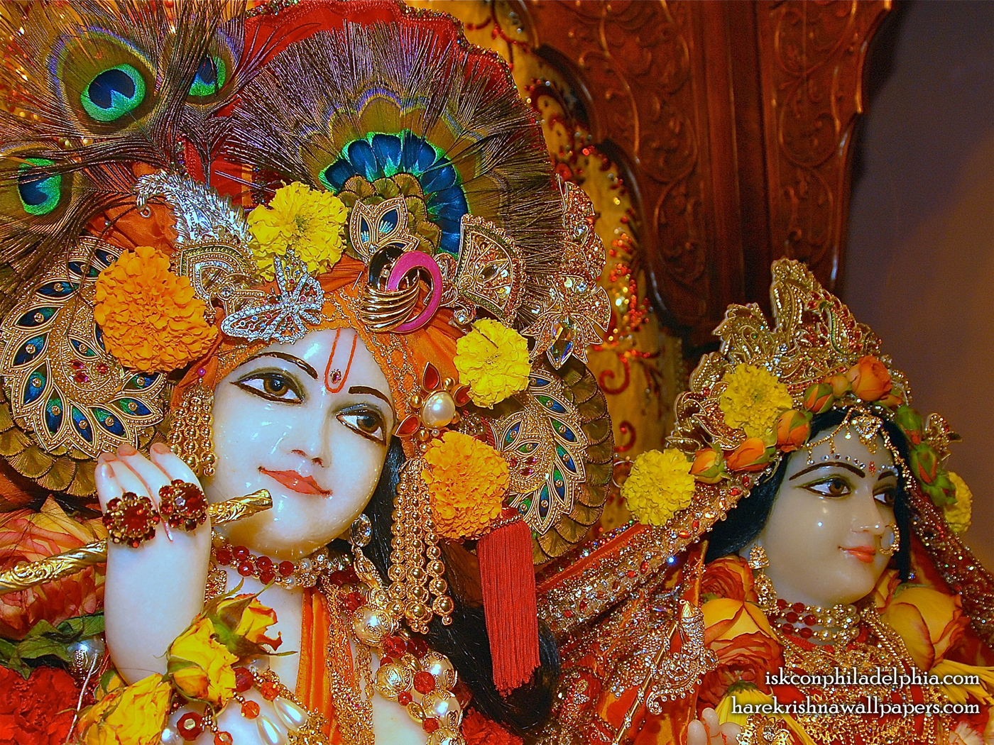 Sri Sri Radha Krishna Close up Wallpaper (008) Size 1400x1050 Download