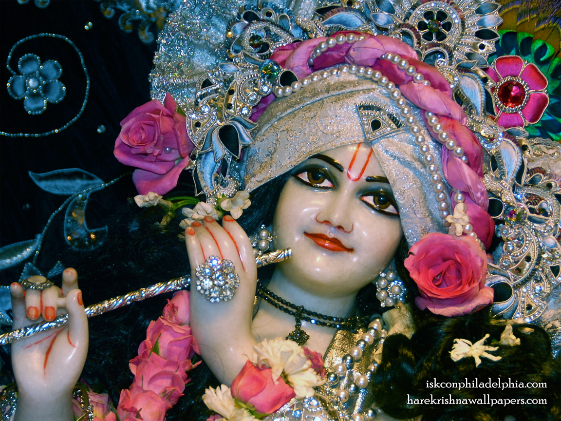 Sri Krishna Close up Wallpaper (010) Size 1152x864 Download