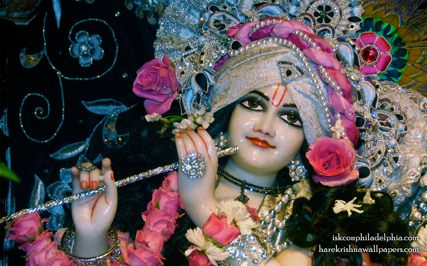 Sri Krishna Close up Wallpaper (010) Size 1440x900 Download