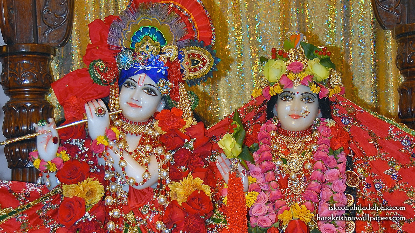 Sri Sri Radha Krishna Close up Wallpaper (010) Size 1600x900 Download