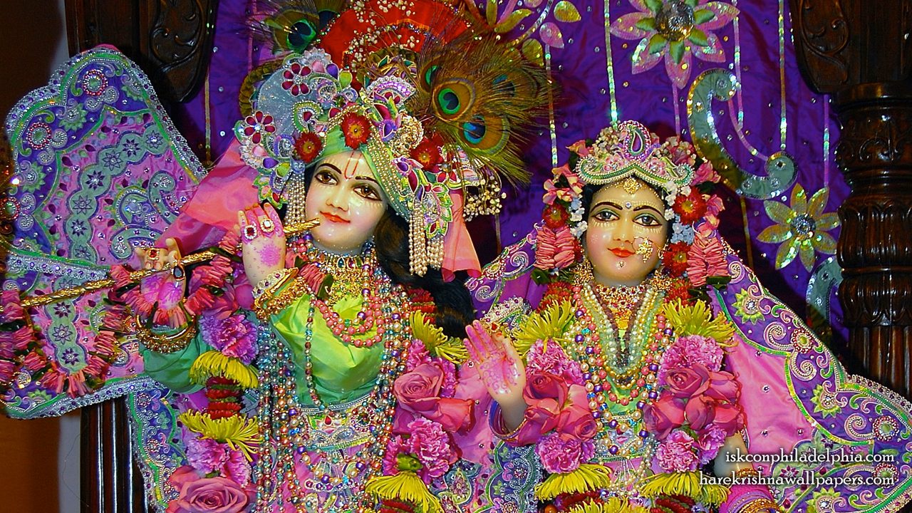 Sri Sri Radha Krishna Close up Wallpaper (011) Size 1280x720 Download