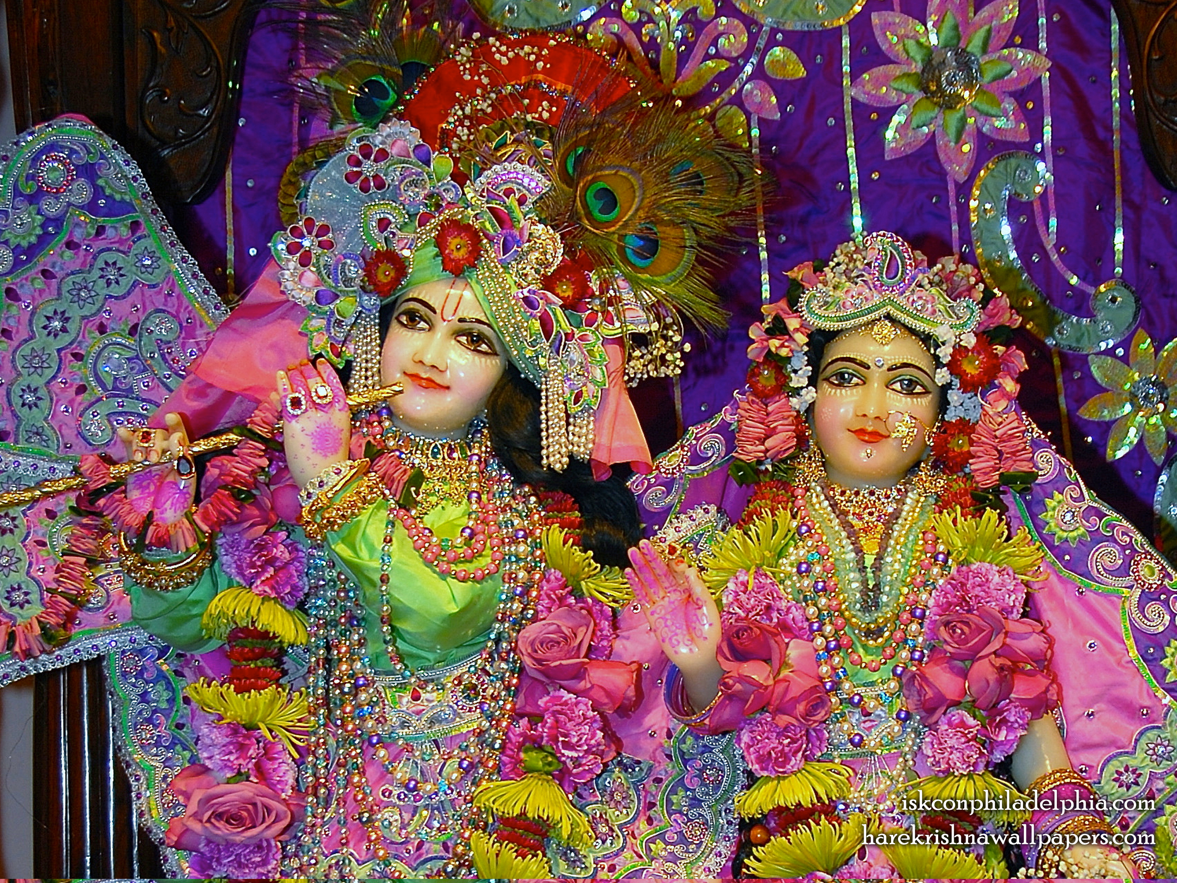 Sri Sri Radha Krishna Close up Wallpaper (011) Size 2400x1800 Download