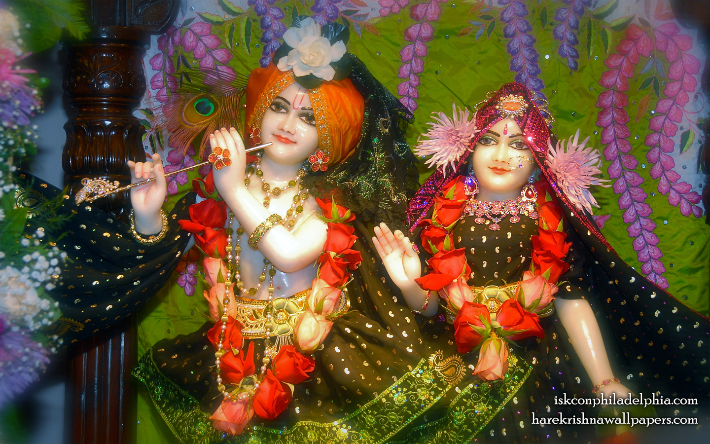 Sri Sri Radha Krishna Close up Wallpaper (012) Size 1440x900 Download