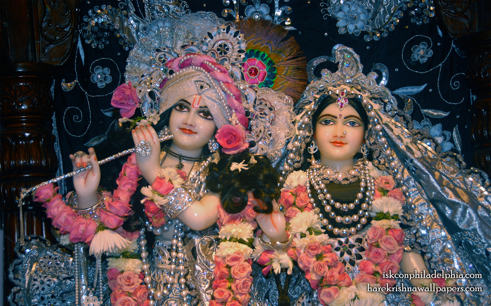 Sri Sri Radha Krishna Close up Wallpaper (013) Size 1680x1050 Download