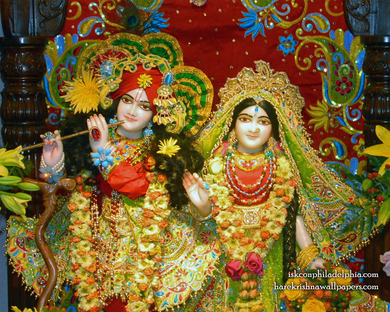 Sri Sri Radha Krishna Close up Wallpaper (014) Size 1280x1024 Download
